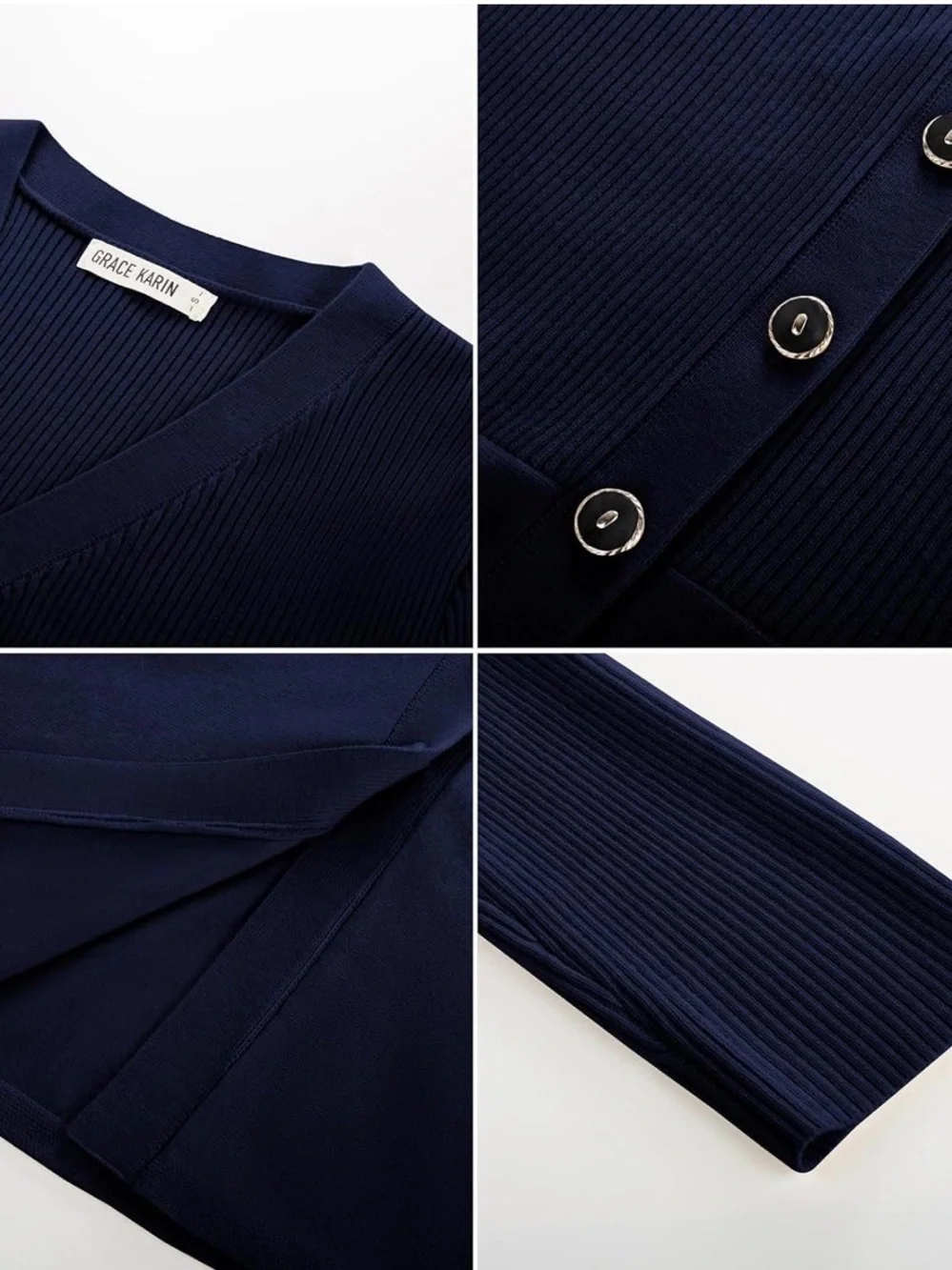 GRACE KARIN Long Sleeve Cardigan Sweaters